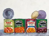 Dick Frizzell, Dessert – Scott Base, oil on canvas