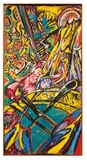Philip Clairmont, The Folding Chair, oil on jute canvas laid onto board