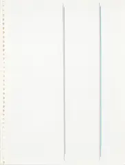 Untitled, 1972 by Fred Sandback, 1972, acrylic marker pen on paper, sold Oct 2017