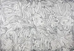 Untitled by Judy Millar, oil on canvas, sold Oct 2017