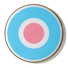 Julian Dashper, Untitled, vinyl on drumskin, 1986