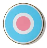 Julian Dashper, Untitled, vinyl on drumskin, 1986