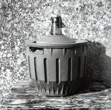 Bill Culbert, Bonbonne (Plastic and Straw Inside)