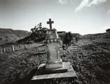 Laurence Aberhart, Carved Headboard No. 2, Pawarenga, Northland, 10 May, 1982