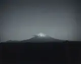 Laurence Aberhart, Taranaki (afterglow into night), 19 November, 2002