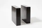 Tony Smith, The Elevens Are Up, cast bronze with black patina, two elements, 9/9 (1963)