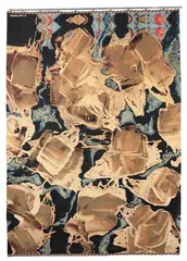 Crema De La by Ed Moses, jacquard tapestry, woven in Belgium, edition of 6 (2006), offered Oct 2017