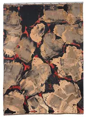 Bronze Man by Ed Moses, jacquard tapestry woven in Belgium, edition of 6 (2006), offered Oct 2017