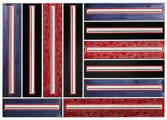 Kete No. 5 by Darryn George, oil and acrylic on canvas, offered Oct 2017