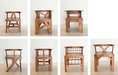 John Panting, Six Chairs, Baltic pine, 1974