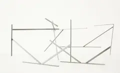 John Panting, Marquette for a Sculpture, brazed steel, 1972 – 1974