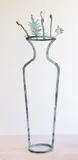 Christine Hellyar, Combed Goblet, cast bronze