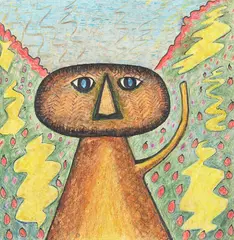 Study of Adam by Michael Illingworth, pastel on paper, sold Sep 2017