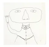 Michael Illingworth, Thomas Piss-Quick, ink on paper