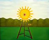 Michael Illingworth, Pylon Flower, oil on canvas