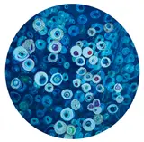 Amy Melchior, Underworld, ink and encaustic on board