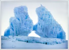 Jae Hoon Lee, Blue Glacier, durantrans print in lightbox, edition of 8 (2010)