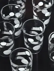 Tumblers by Peter Peryer, gelatin silver print, sold Aug 2017