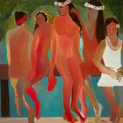 Star Gossage, Untitled, oil on board
