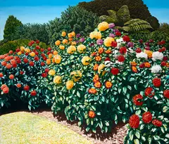 Ponga by Karl Maughan, oil on canvas (2002), sold Aug 2017
