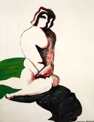Pat Hanly, Figures in Light No. 12, oil on canvas