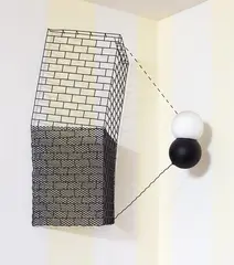 Untitled by Neil Dawson, wire, mesh, polystyrene and acrylic paint, offered Jul 2017