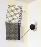 Neil Dawson, Untitled, wire, mesh, polystyrene and acrylic paint