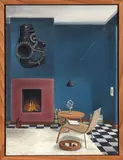Graham Fletcher, Untitled (The Blue Room), oil on canvas