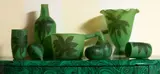 Wendy Fairclough, Taranaki Daydream, hand-blown glass, engraved