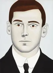 Gavin Hurley, Goldmark Study, oil on hessian