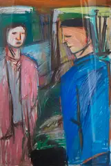 Jeffrey Harris, Memory, pastel and oil on paper