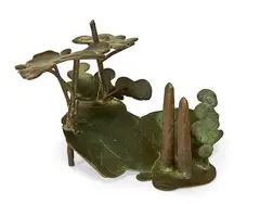 Jim Wheeler, Model Garden with Idols, bronze