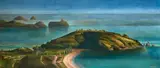 Stanley Palmer, Memories of Matauri, oil on linen