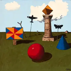 George Baloghy, Academic Preoccupations, oil on board