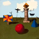 George Baloghy, Academic Preoccupations, oil on board
