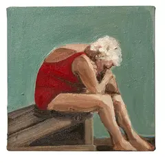Water Thoughts from the Alpha – Omega series by Joanna Braithwaite, oil on canvas, sold Jul 2017