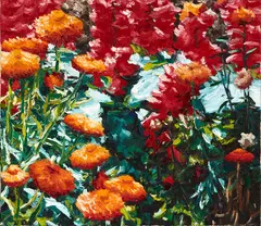 Untitled by Karl Maughan, oil on canvas, sold Jul 2017