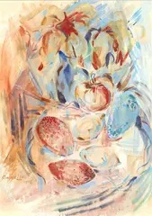 Gabrielle Hope, Still Life, watercolour