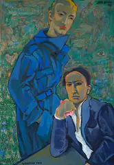 Jan Nigro, Weeping Man, oil on canvas