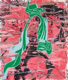 T Jalling de Vries, I Can See It Baby, It’s All Over Your Face, oil on canvas