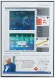 Simon Denny, NSA Slide Redesign Proposal (FAZ) 2013, photographic print from a newspaper scan
