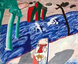 Paul Radford, Italian Various, acrylic on canvas