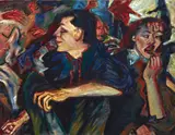 Ruth Cole, Just for One Night, oil on linen on board