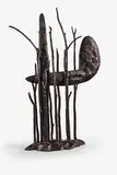 Paul Dibble, Flight in Sticks, cast bronze