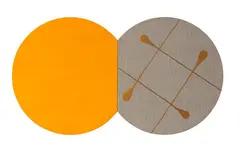 Nick Wall, Think Feel Say Do, gesso, acrylic, lacquer, polymer and metallic pigment on Belgian linen and board, two panels