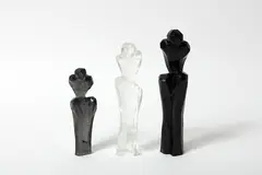 Di Tocker, Family Group, cast glass, three parts
