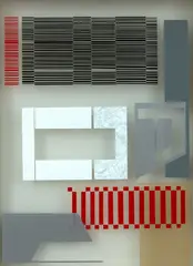 Jessica Pearless, Open Plane, adhesive vinyl on glass