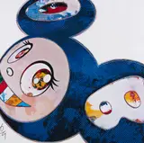 Takashi Murakami, And Then x 6 (Blue: The Superflat Method)