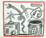 Keith Haring, Against All Odds – from the Series 20 Drawings, lithograph (1989 – 1990), 367/500