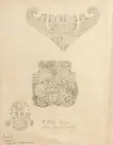 Large visual research archive by Theodorus Johannes Schoon, consisting of assorted studies of various moko and tattoo designs, mostly from Robley. The majority annotated (mixed med, sold Jun 2017